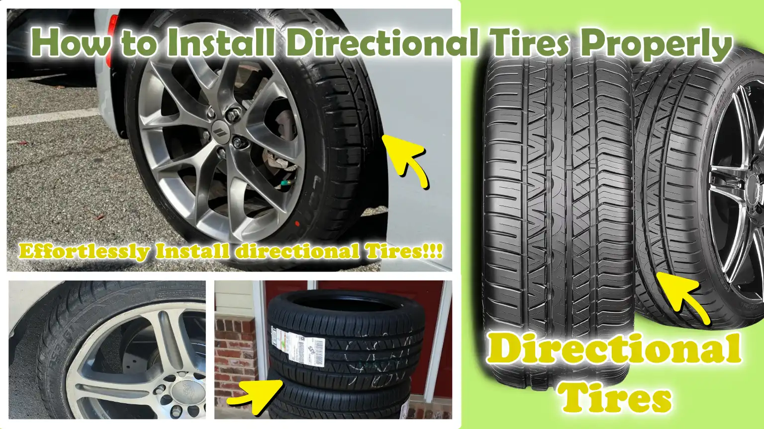 How to Install Directional Tires Properly