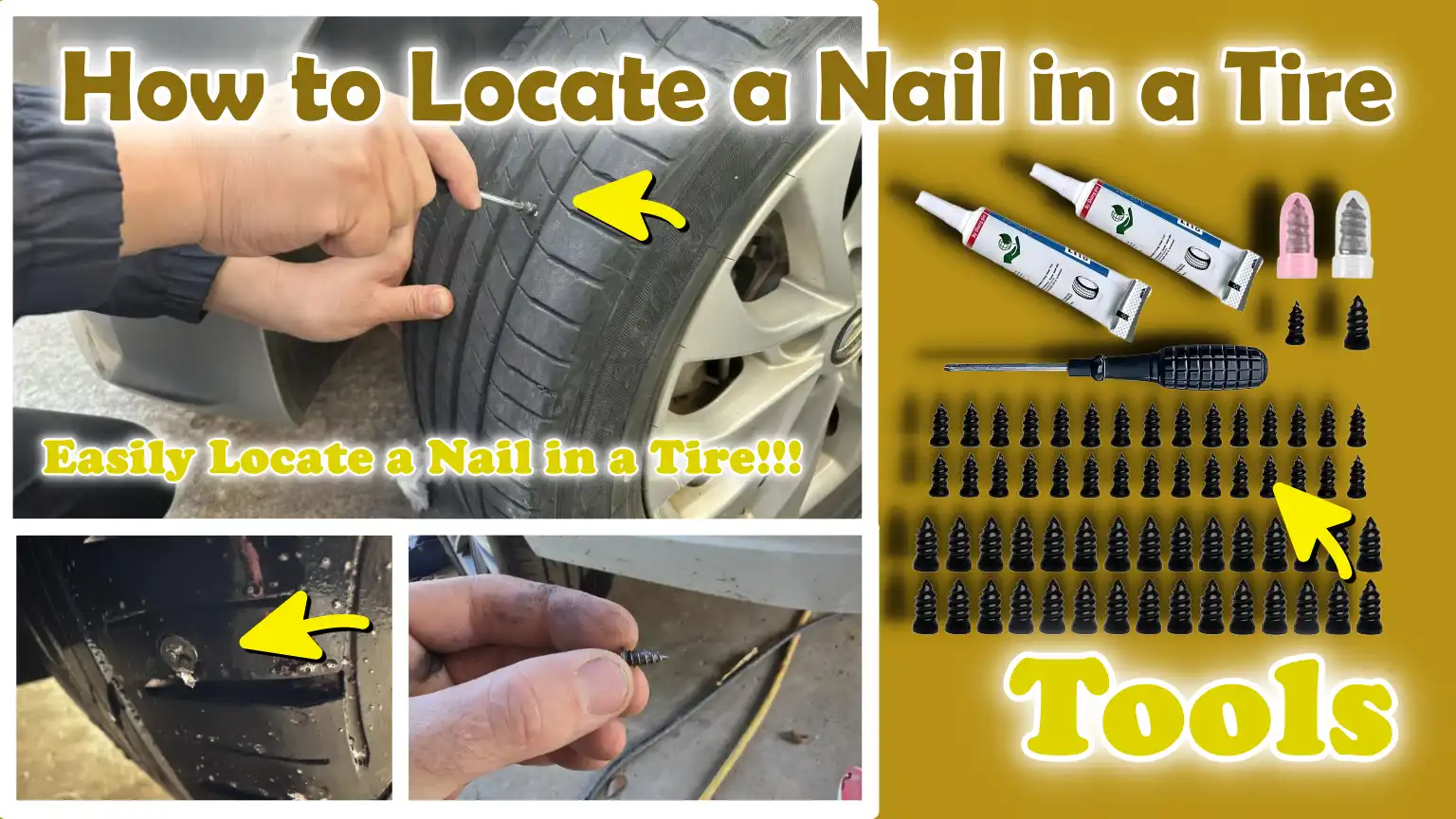 How to Locate a Nail in a Tire