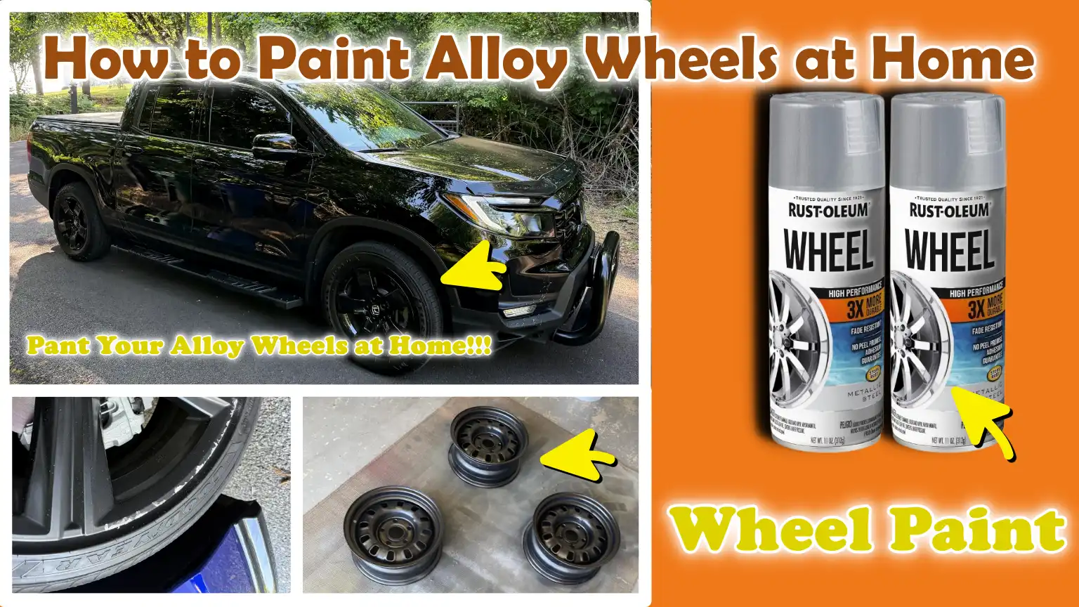 How to Paint Alloy Wheels at Home