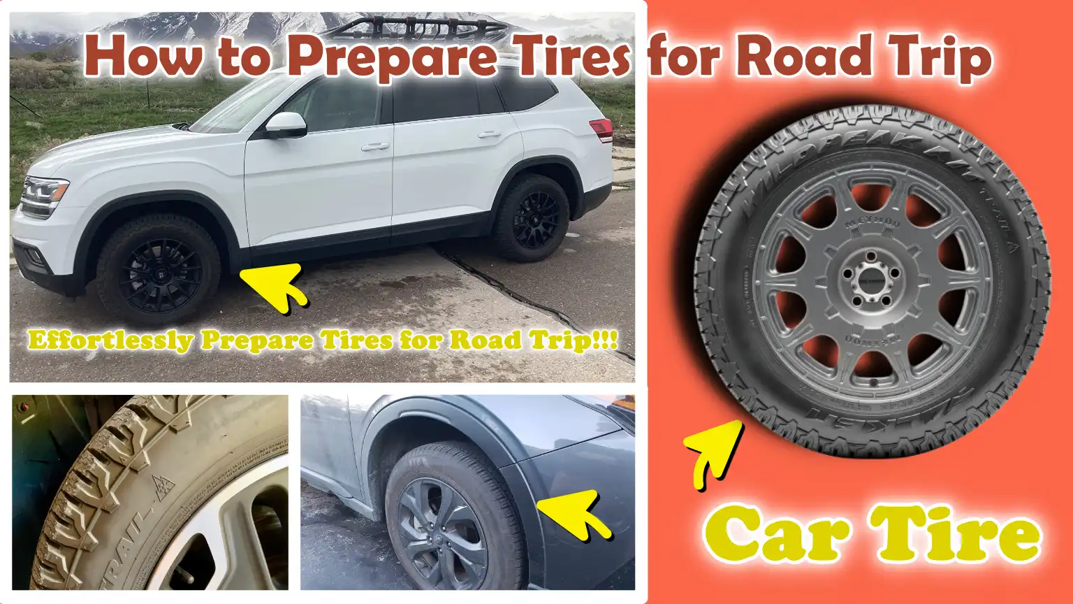 How to Prepare Tires for Road Trip