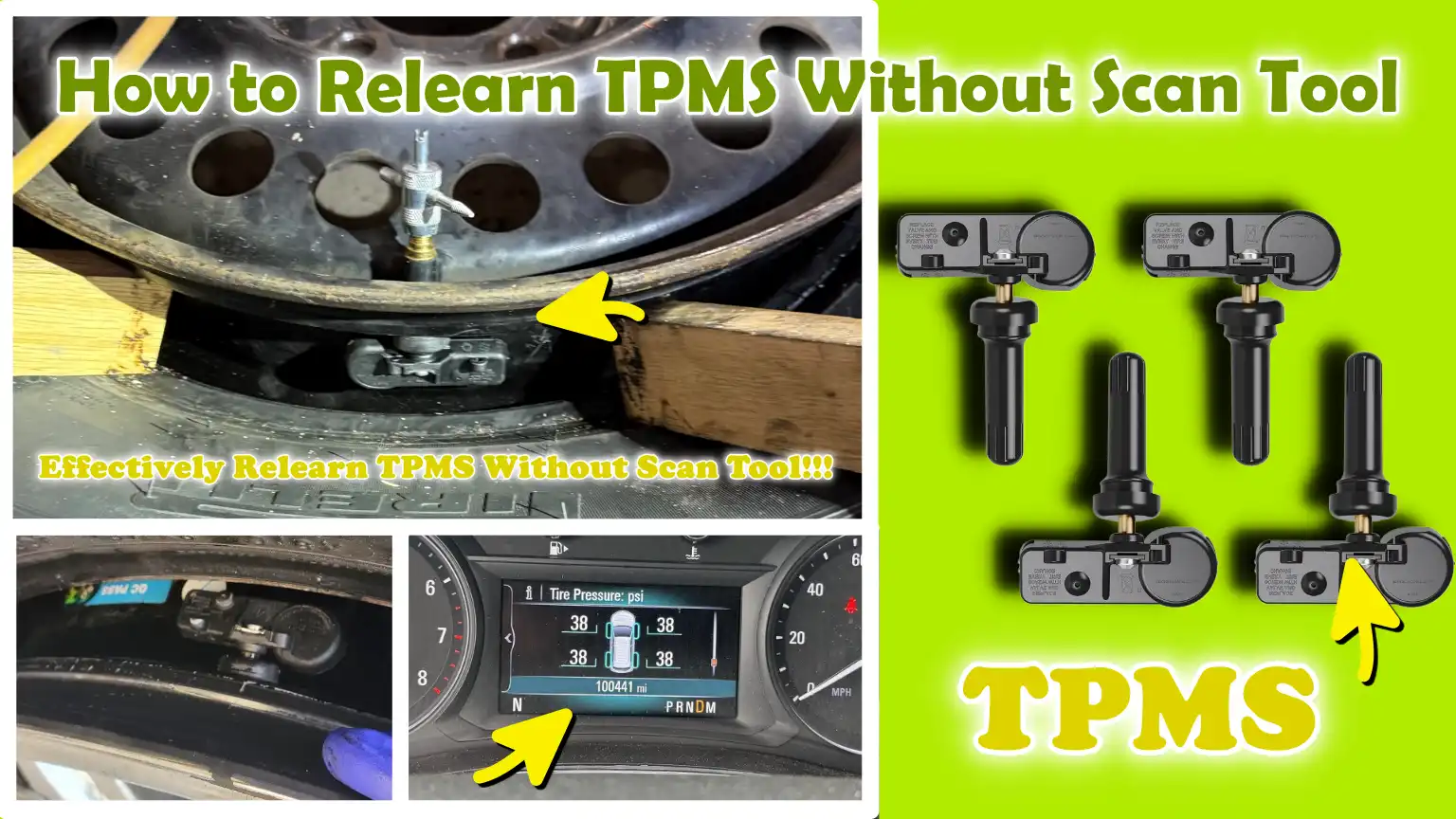 How to Relearn TPMS Without Scan Tool