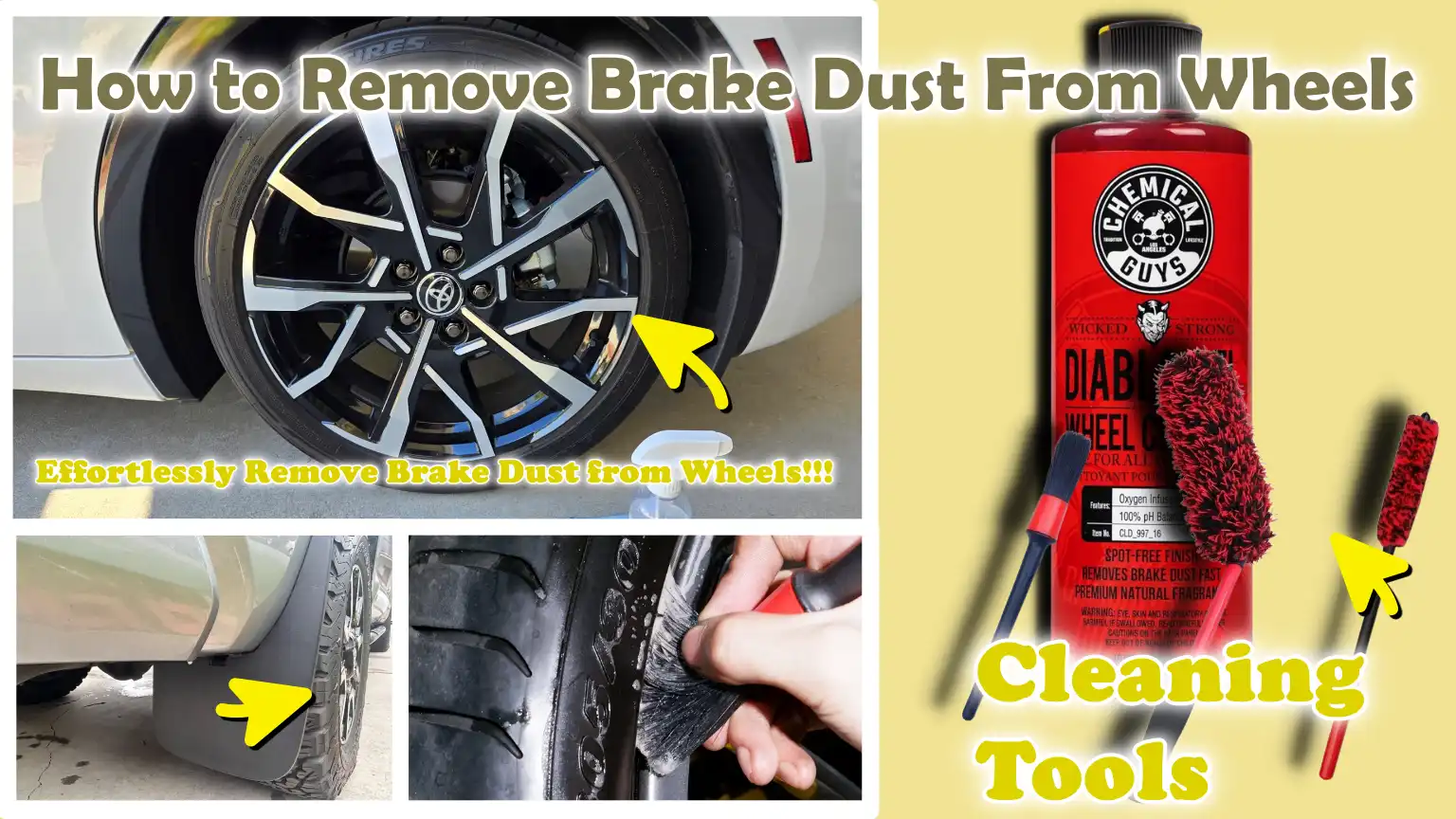 How to Remove Brake Dust From Wheels