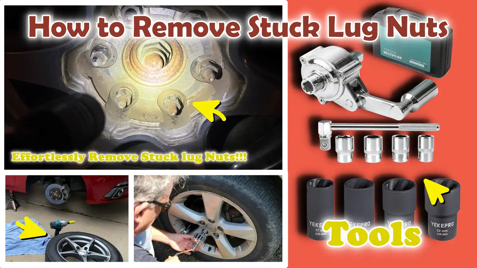 How to Remove Stuck Lug Nuts