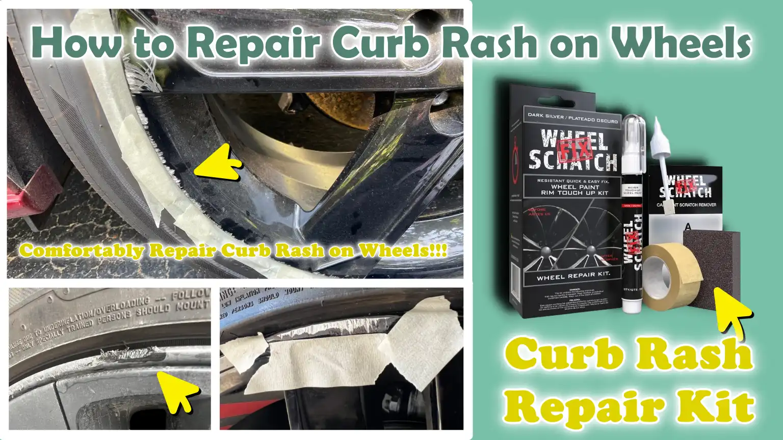 How to Repair Curb Rash on Wheels
