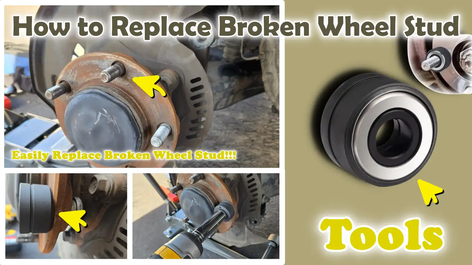 How to Replace Broken Wheel Stud