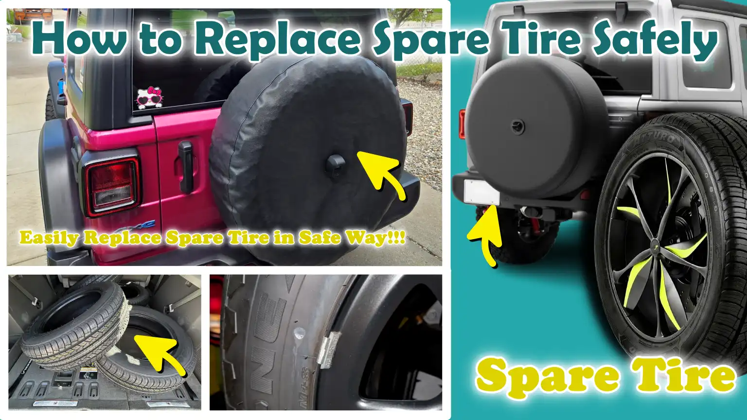 How to Replace Spare Tire Safely