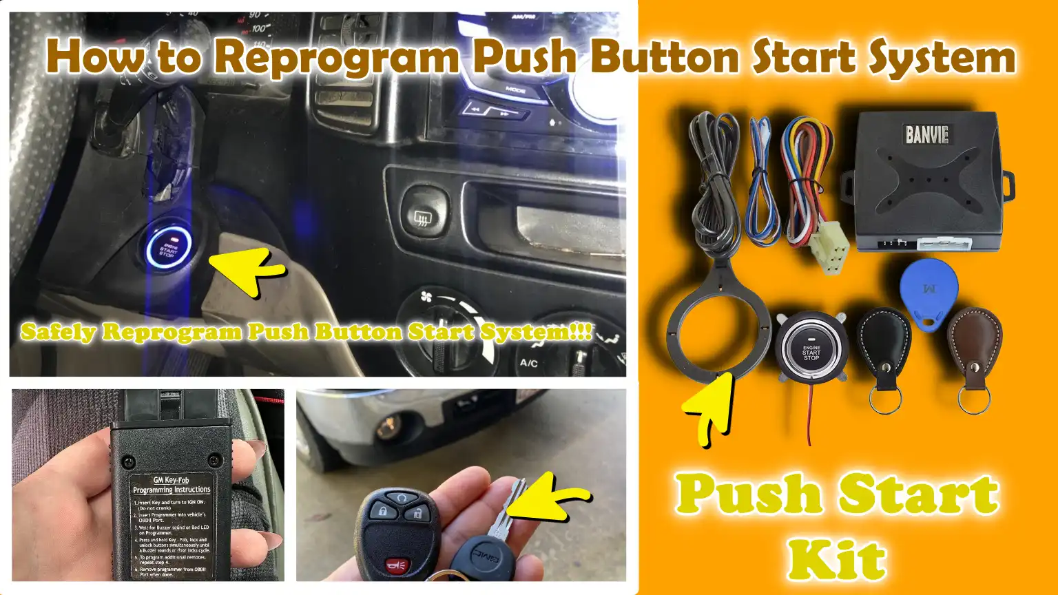 How to Reprogram Push Button Start System