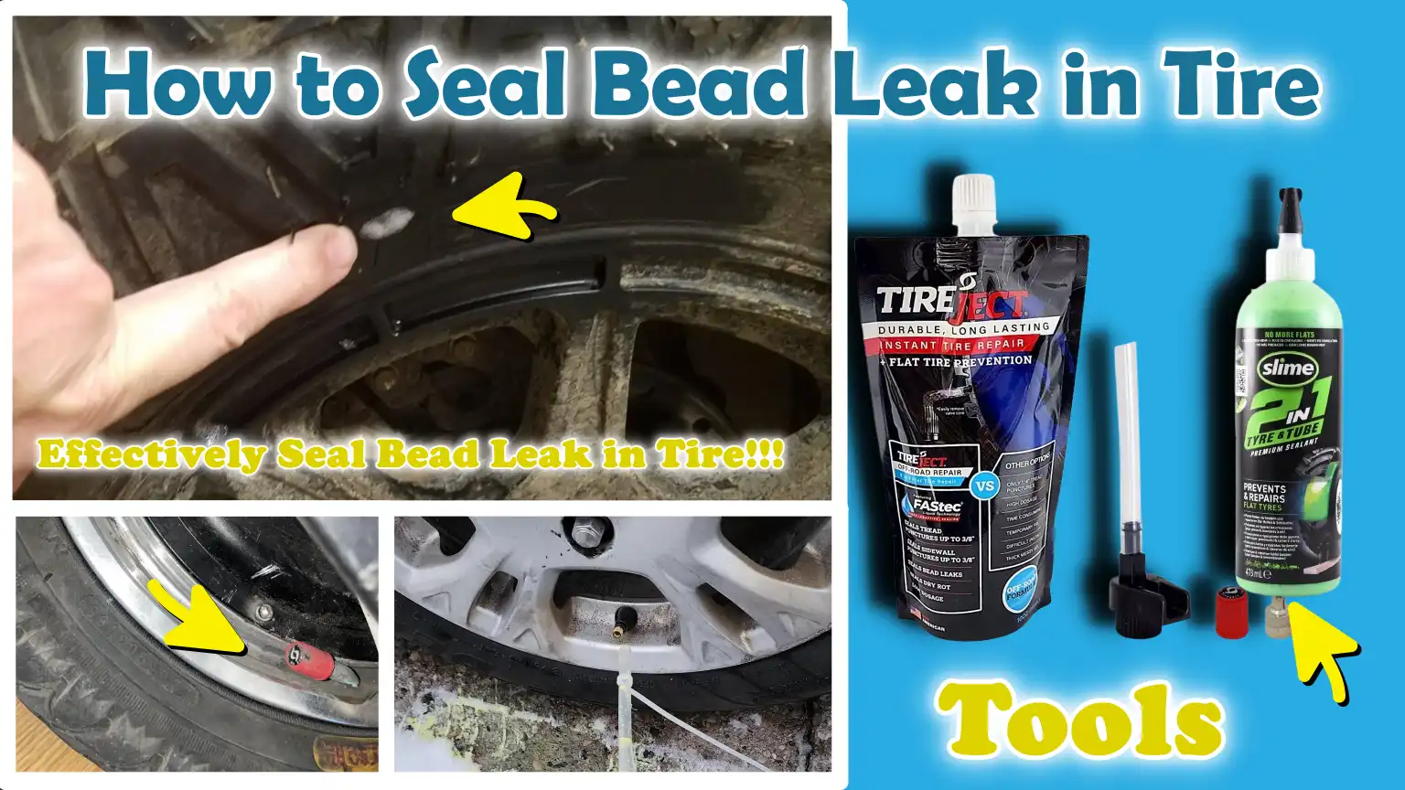 How to Seal Bead Leak in Tire