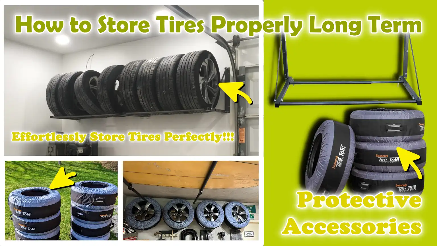 How to Store Tires Properly Long Term