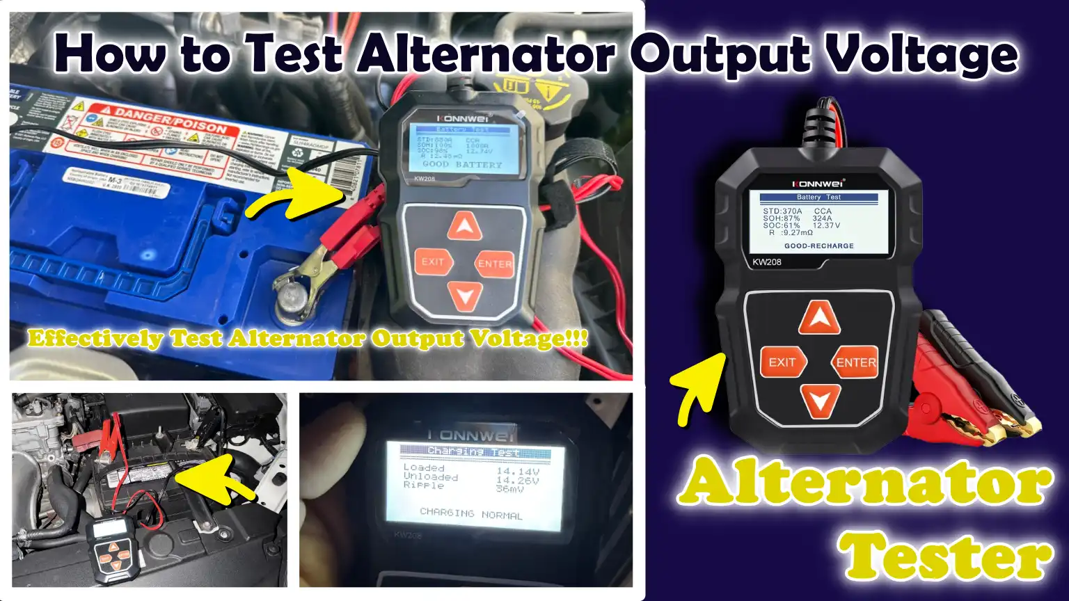 How to Test Alternator Output Voltage