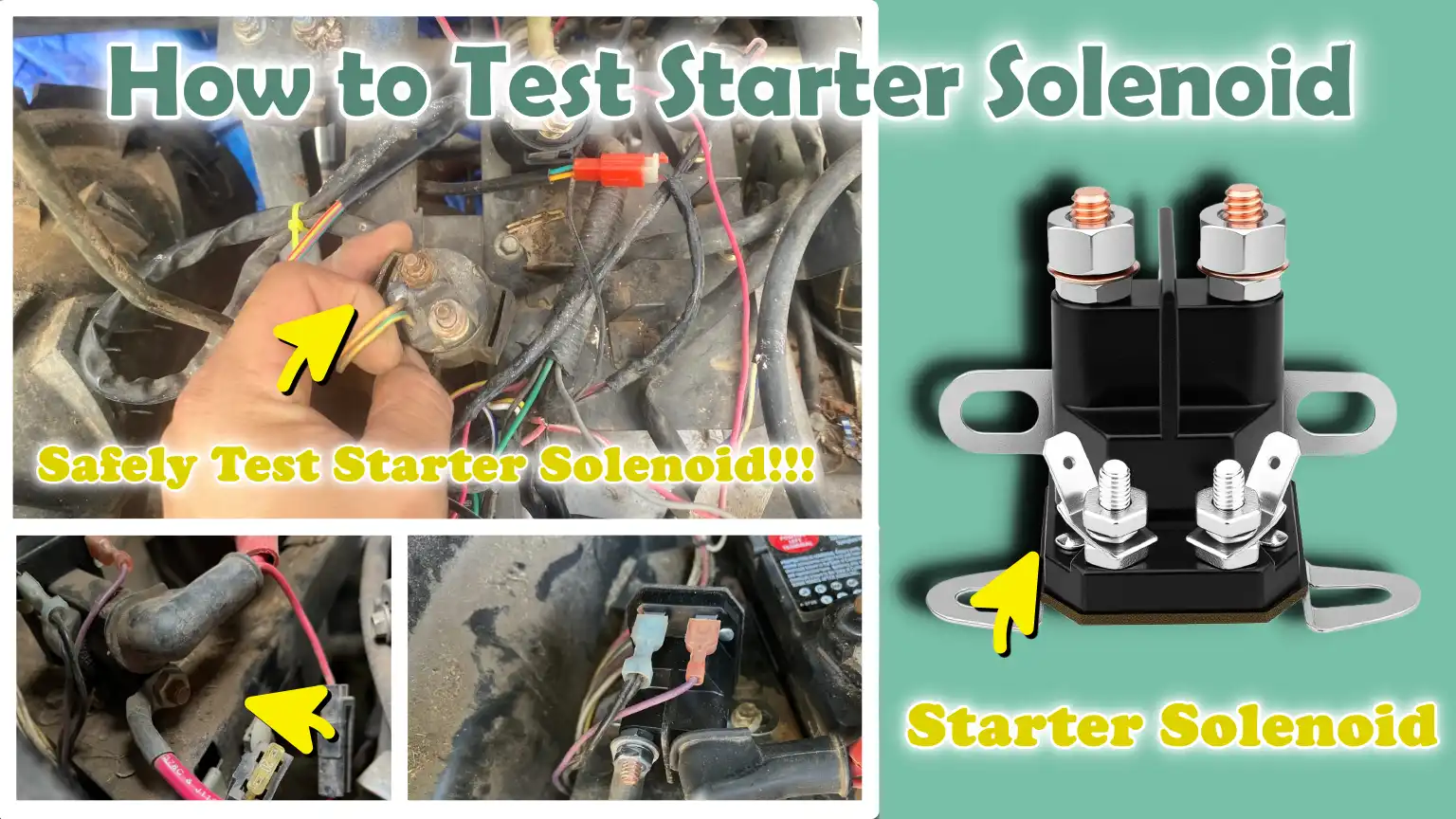 How to Test Starter Solenoid