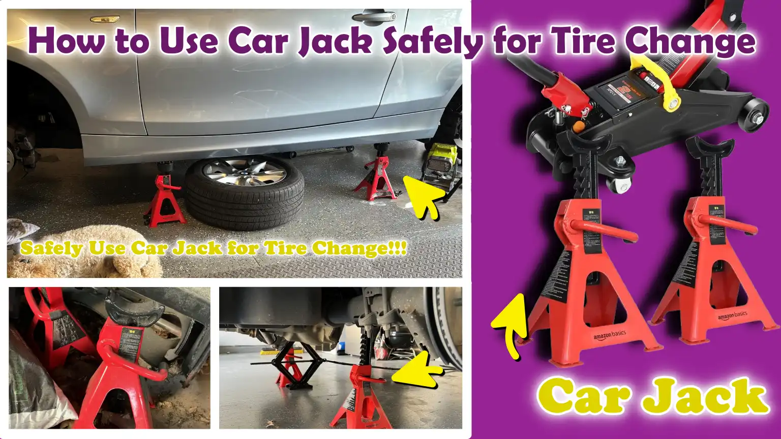 How to Use Car Jack Safely for Tire Change