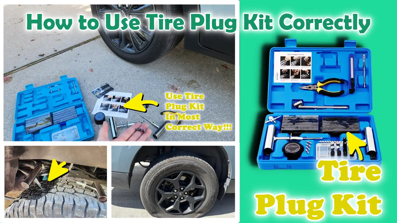 How to Use Tire Plug Kit Correctly