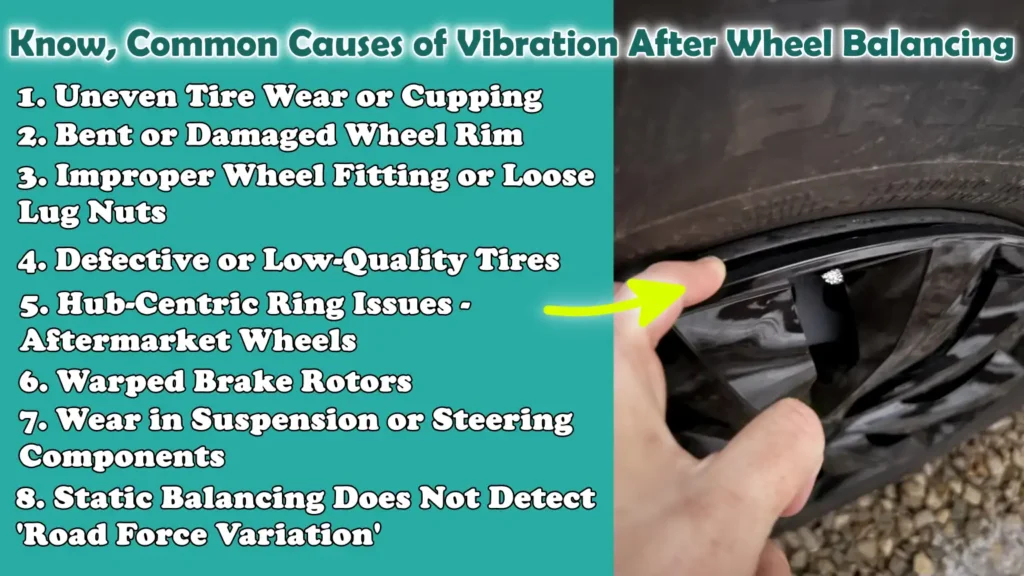 Know, Common Causes of Vibration After Wheel Balancing
