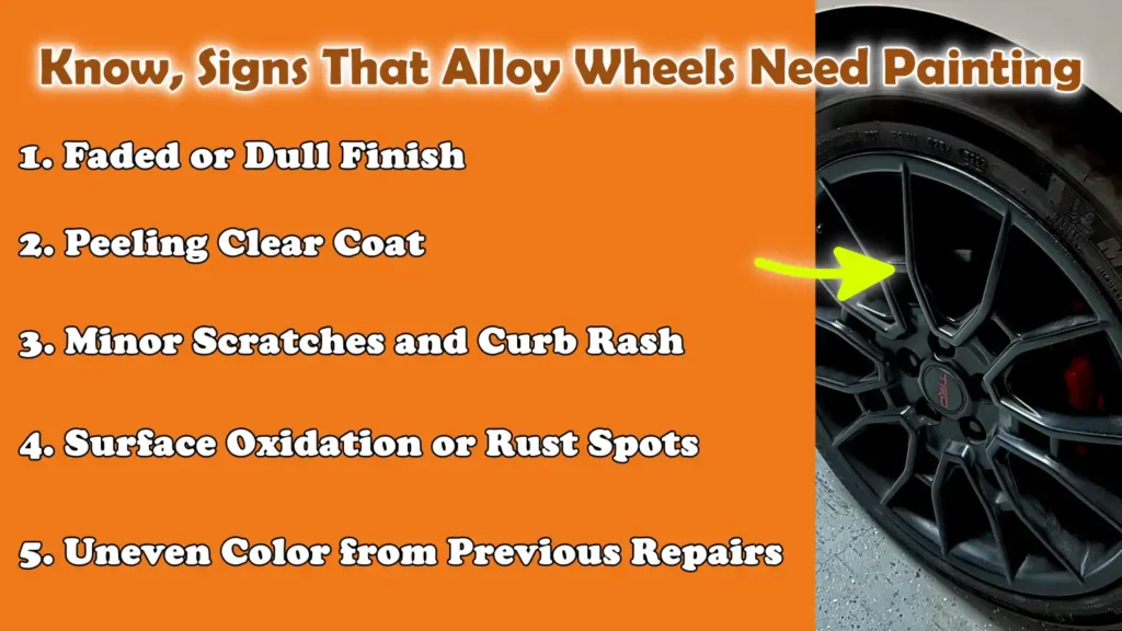 Know, Signs That Alloy Wheels Need Painting