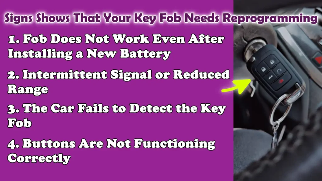 Signs Shows That Your Key Fob Needs Reprogramming