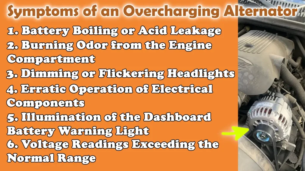 Symptoms of an Overcharging Alternator