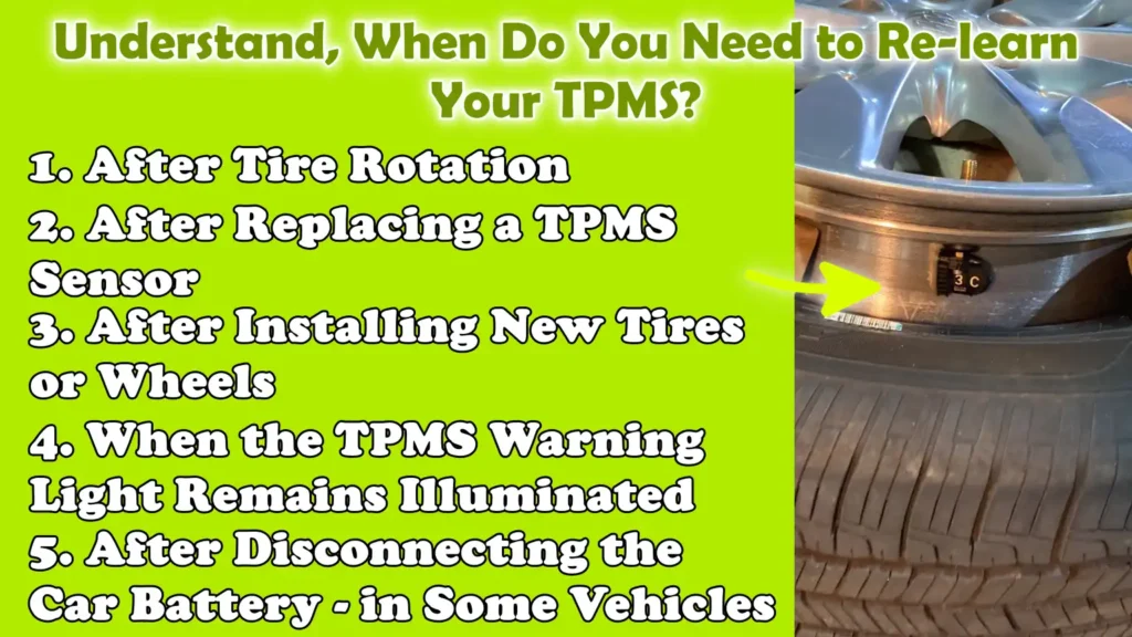 Understand, When Do You Need to Re-learn Your TPMS?