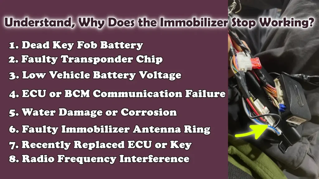 Understand, Why Does the Immobilizer Stop Working?