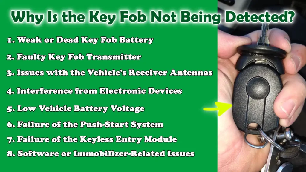 Why Is the Key Fob Not Being Detected?