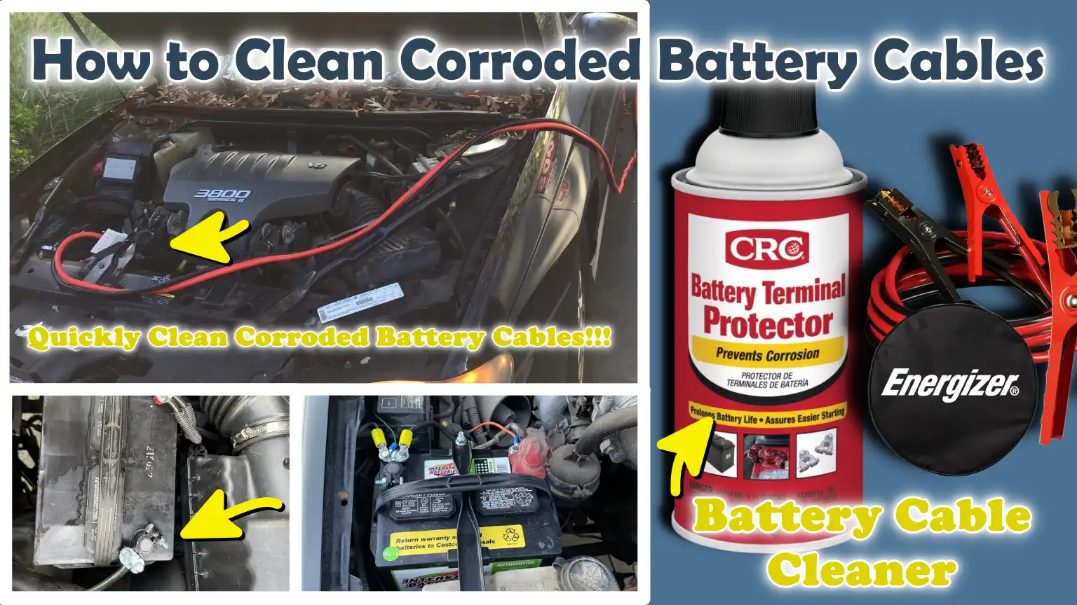 How to Clean Corroded Battery Cables